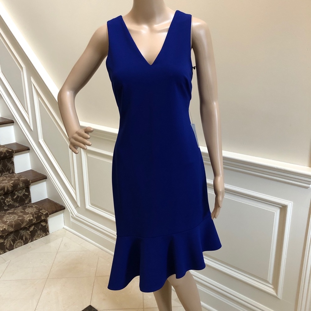 Blue cocktail dress